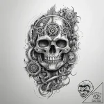 Tattoo sketch bio-mechanical механический рук… – tattoo sketch (№1757590294_0, 11.09.2025 11:31) — tattoovalue.net