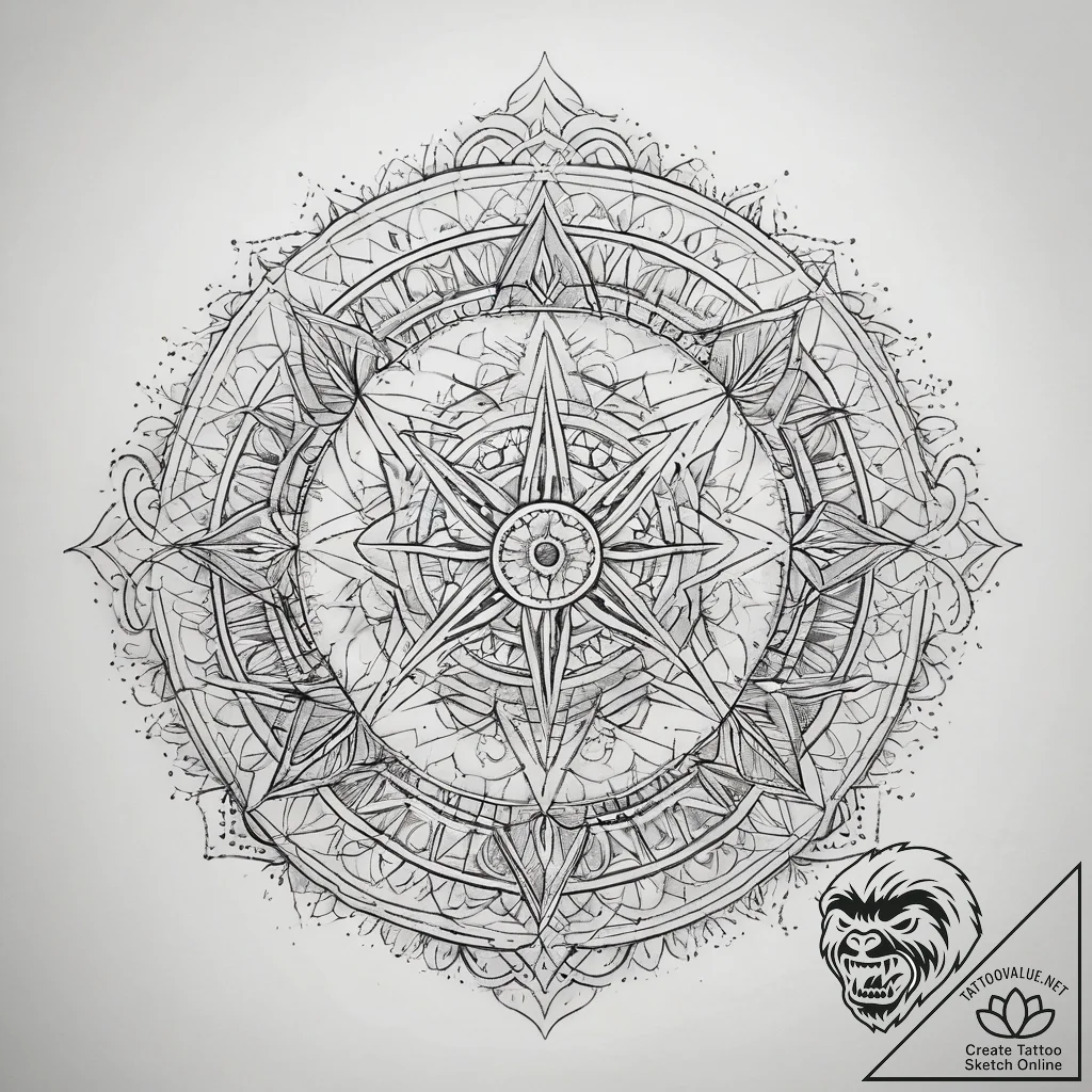 Tattoo sketch ocean, tattoo line art, clean l... - tattoo sketch (№1757592450_0, 11.09.2025 12:07) — tattoovalue.net