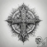 Tattoo sketch cosmic identity, tattoo line ar… – tattoo sketch (№1757594988_0, 11.09.2025 12:49) — tattoovalue.net