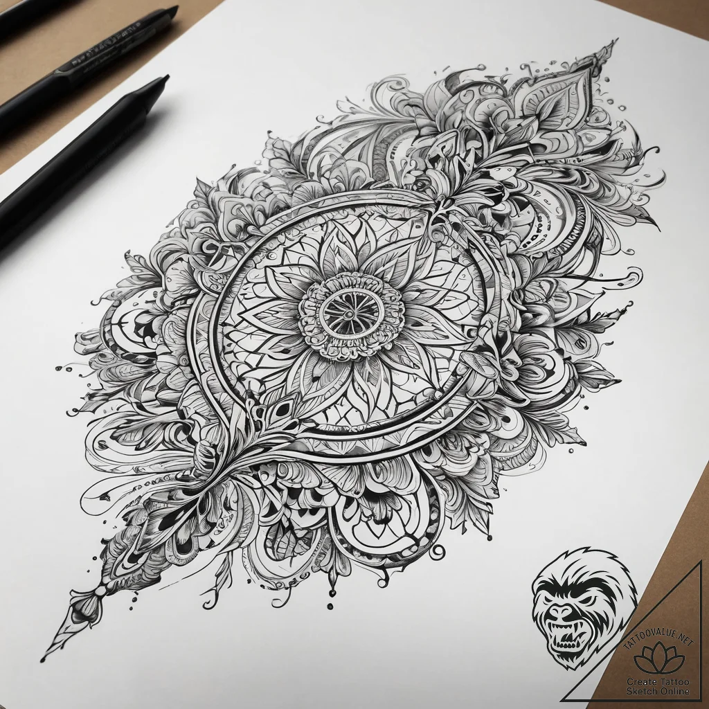 Tattoo sketch energy, tattoo sketch design, o... - tattoo sketch (№1757595574_0, 11.09.2025 12:59) — tattoovalue.net