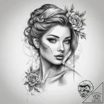 Tattoo sketch fan tattoo, tattoo sketch desig… – tattoo sketch (№1757596934_0, 11.09.2025 13:22) — tattoovalue.net