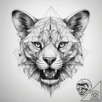 Tattoo sketch geometric животное – tattoo sketch (№1757598493_0, 11.09.2025 13:48) — tattoovalue.net