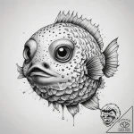 Tattoo sketch pufferfish, tattoo sketch desig… – tattoo sketch (№1757600246_0, 11.09.2025 14:17) — tattoovalue.net