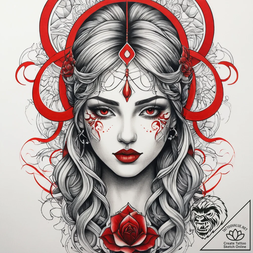 Tattoo sketch divine tattoo, artistic tattoo... - tattoo sketch (№1757602003_0, 11.09.2025 14:46) — tattoovalue.net