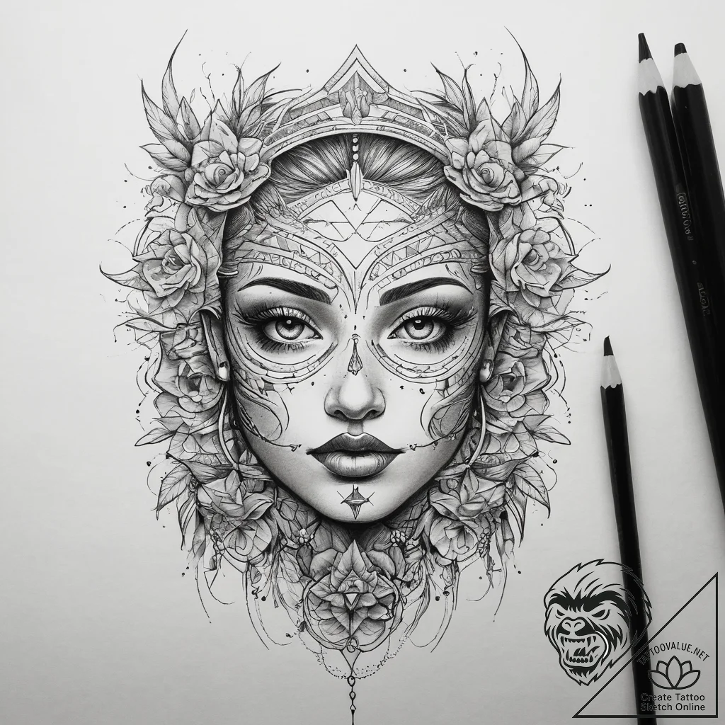 Tattoo sketch arm, artistic tattoo sketch, sk... - tattoo sketch (№1757602785_0, 11.09.2025 14:59) — tattoovalue.net