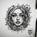 Tattoo sketch moon tattoo, tattoo flash sheet… – tattoo sketch (№1757602980_0, 11.09.2025 15:03) — tattoovalue.net