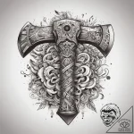 Tattoo sketch axe head, tattoo sketch design,… – tattoo sketch (№1757603372_0, 11.09.2025 15:09) — tattoovalue.net