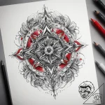 Tattoo sketch cosmic life, tattoo line art, r… – tattoo sketch (№1757606100_0, 11.09.2025 15:55) — tattoovalue.net