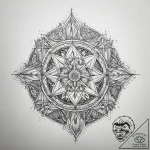 Tattoo sketch mirage, tattoo line art, sepia… – tattoo sketch (№1757607268_0, 11.09.2025 16:14) — tattoovalue.net
