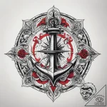 Tattoo sketch spire, tattoo line art, black a… – tattoo sketch (№1757609596_0, 11.09.2025 16:53) — tattoovalue.net