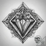 Tattoo sketch diamond, tattoo drawing outline… – tattoo sketch (№1757611145_0, 11.09.2025 17:19) — tattoovalue.net