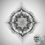 Tattoo sketch geometric узор, tattoo drawing… – tattoo sketch (№1757612113_0, 11.09.2025 17:35) — tattoovalue.net