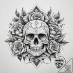 Tattoo sketch leucadendron, tattoo line art,… – tattoo sketch (№1757612501_0, 11.09.2025 17:41) — tattoovalue.net