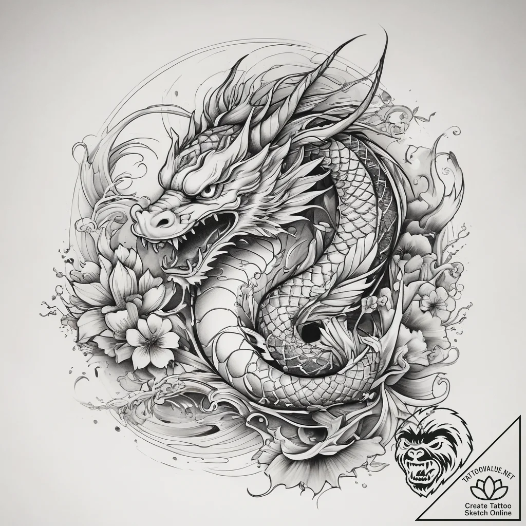 Tattoo sketch cosmic essence, tattoo sketch d... - tattoo sketch (№1757612893_0, 11.09.2025 17:48) — tattoovalue.net