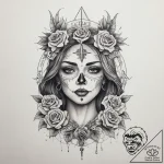 Tattoo sketch witch tattoo, tattoo sketch des… – tattoo sketch (№1757613281_0, 11.09.2025 17:54) — tattoovalue.net