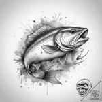 Tattoo sketch puns a walleye that says “i’m a… – tattoo sketch (№1757617537_0, 11.09.2025 19:05) — tattoovalue.net