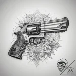 Tattoo sketch machine gun, tattoo drawing out… – tattoo sketch (№1757618314_0, 11.09.2025 19:18) — tattoovalue.net