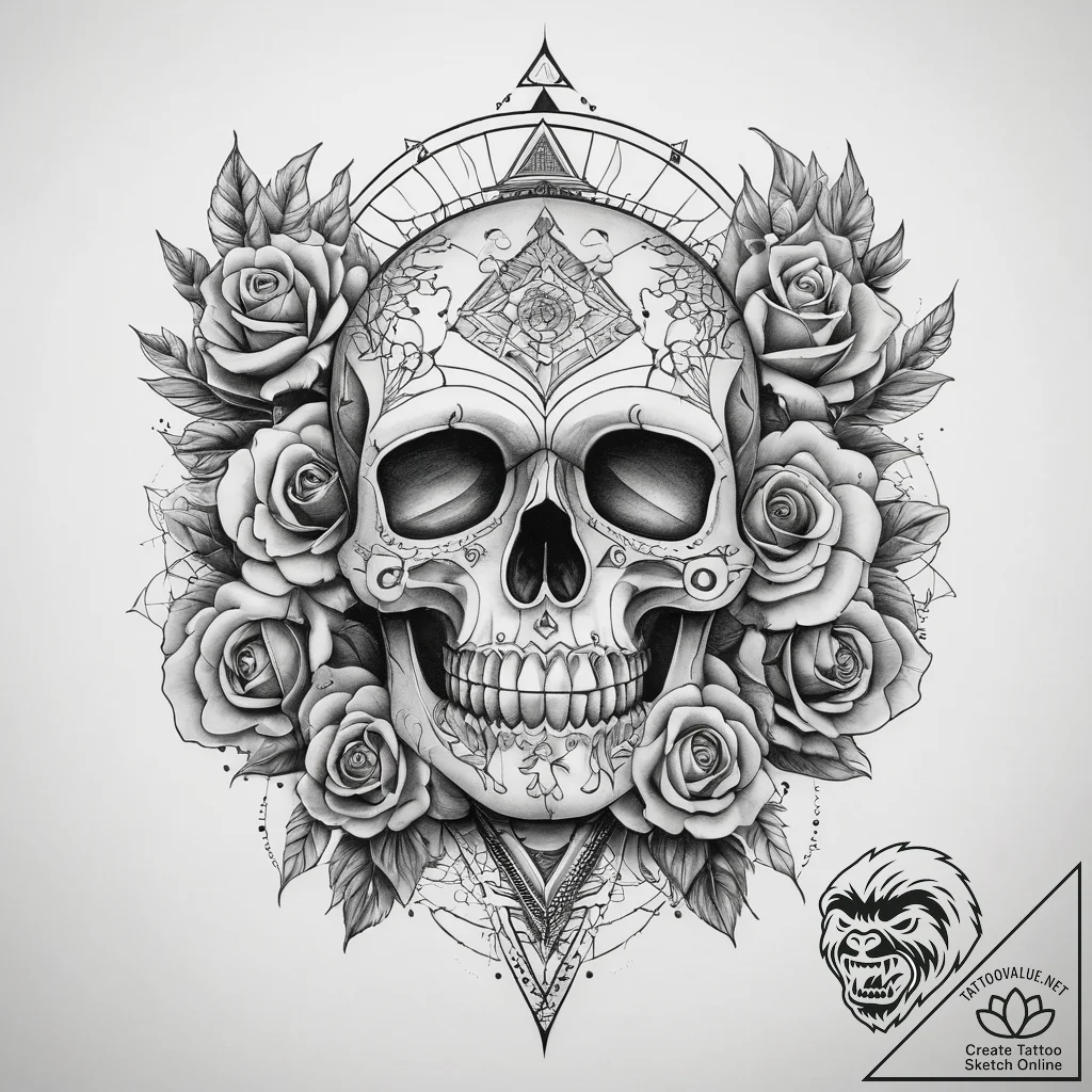 Tattoo sketch geometric phrase, tattoo sketch... - tattoo sketch (№1757619285_0, 11.09.2025 19:34) — tattoovalue.net