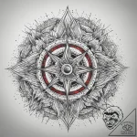 Tattoo sketch cosmic source, artistic tattoo… – tattoo sketch (№1757619478_0, 11.09.2025 19:37) — tattoovalue.net