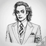 Tattoo sketch beetlejuice striped suit, tatto… – tattoo sketch (№1757619865_0, 11.09.2025 19:44) — tattoovalue.net