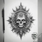 Tattoo sketch cosmic root, artistic tattoo sk… – tattoo sketch (№1757620058_0, 11.09.2025 19:47) — tattoovalue.net