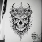 Tattoo sketch map, ink illustration for tatto… – tattoo sketch (№1757620446_0, 11.09.2025 19:54) — tattoovalue.net