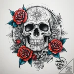 Tattoo sketch cosmic portrayal, artistic tatt… – tattoo sketch (№1757620639_0, 11.09.2025 19:57) — tattoovalue.net