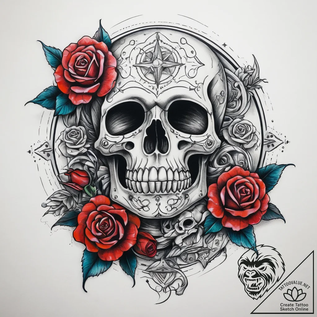 Tattoo sketch cosmic portrayal, artistic tatt... - tattoo sketch (№1757620639_0, 11.09.2025 19:57) — tattoovalue.net