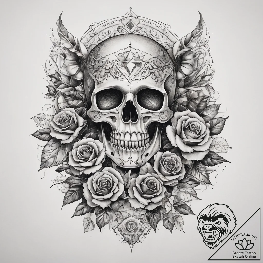 Tattoo sketch map, concept art for tattoo, so... - tattoo sketch (№1757622188_0, 11.09.2025 20:23) — tattoovalue.net