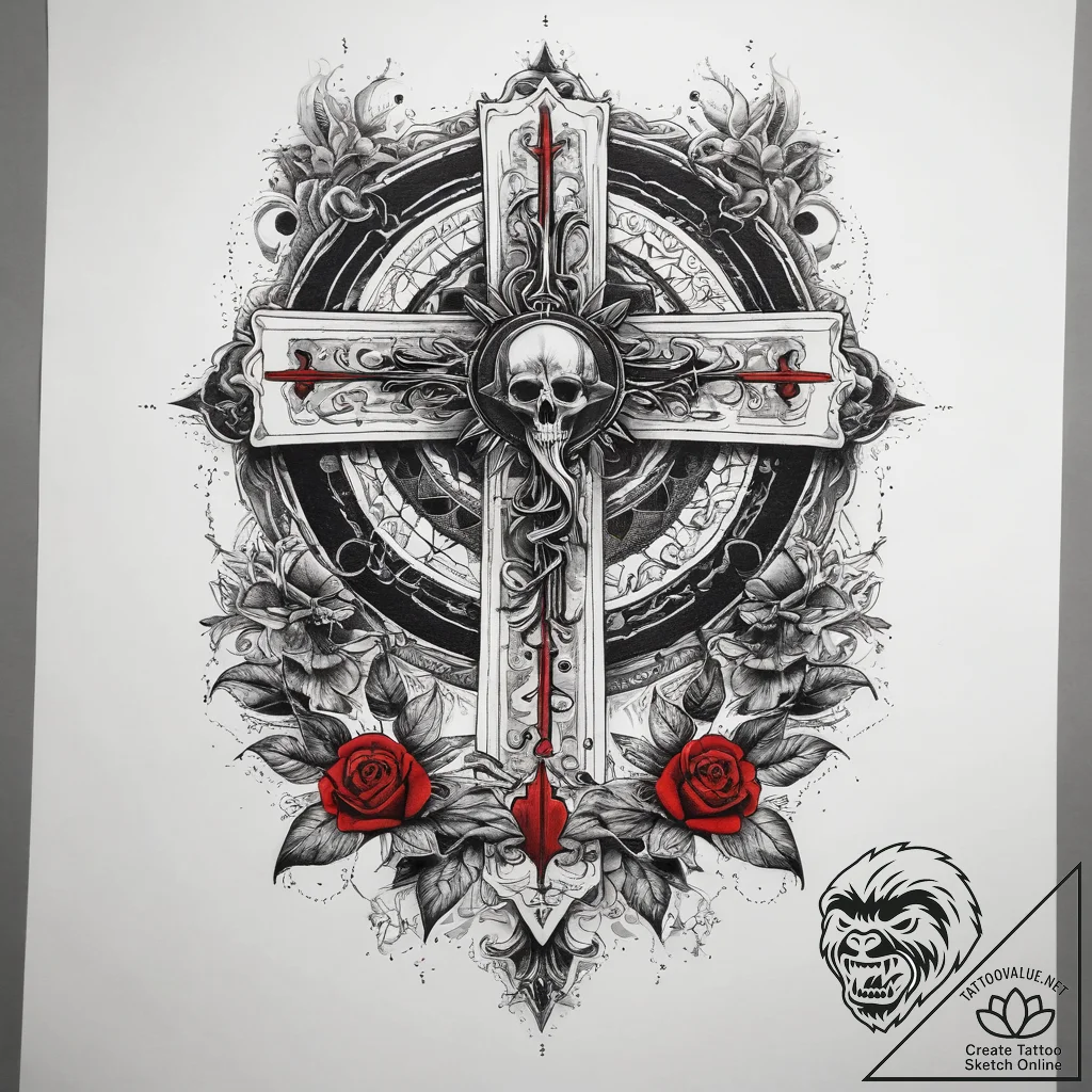 Tattoo sketch spiritual forgiveness, tattoo f... - tattoo sketch (№1757622574_0, 11.09.2025 20:29) — tattoovalue.net