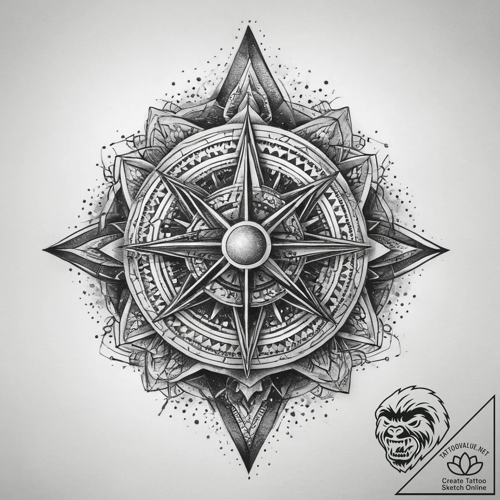 Tattoo sketch cosmic kingdom, concept art for... - tattoo sketch (№1757622962_0, 11.09.2025 20:36) — tattoovalue.net