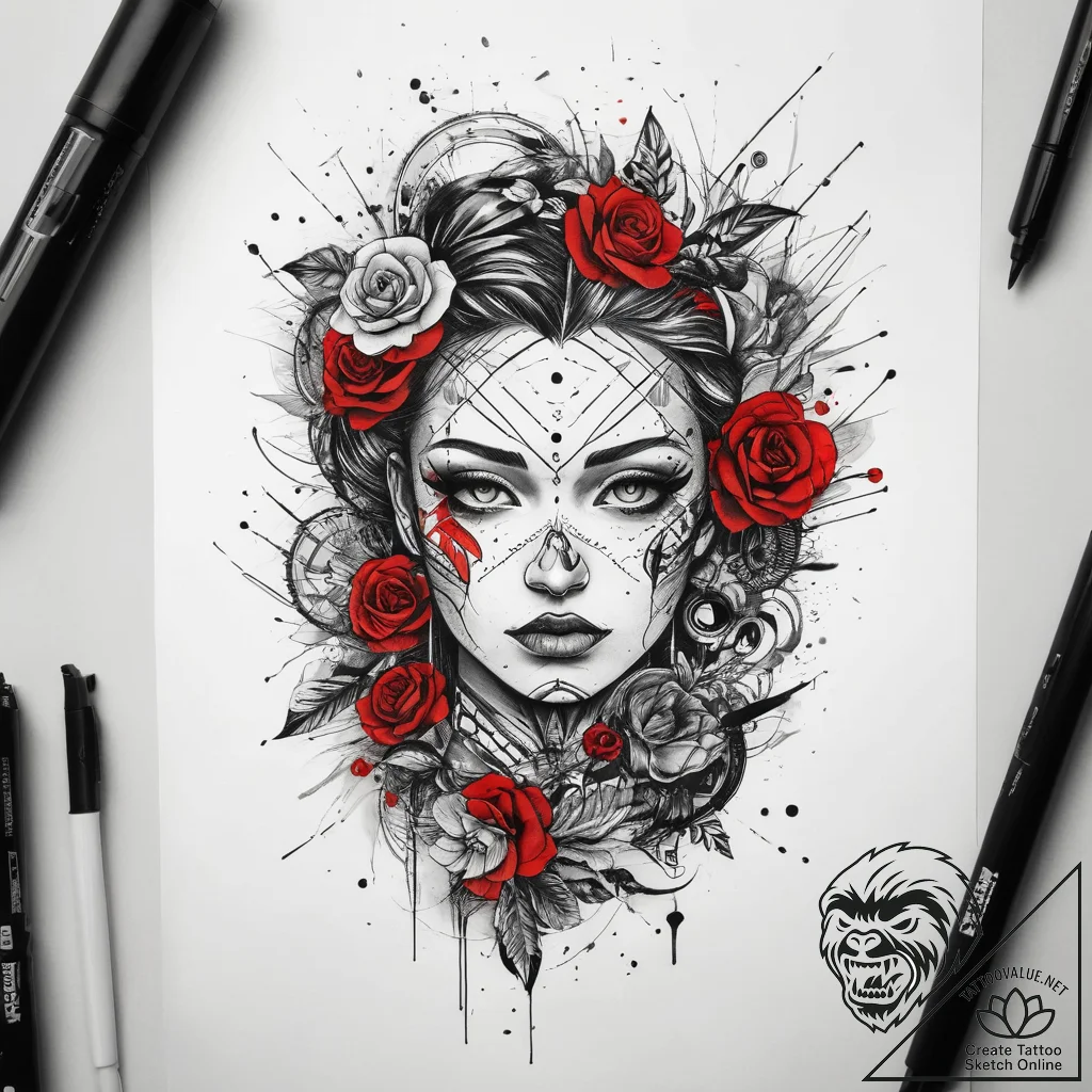 Tattoo sketch lie, tattoo line art, trash pol... - tattoo sketch (№1757626655_0, 11.09.2025 21:37) — tattoovalue.net