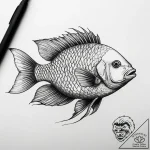 Tattoo sketch tilapia, tattoo sketch design,… – tattoo sketch (№1757629381_0, 11.09.2025 22:23) — tattoovalue.net
