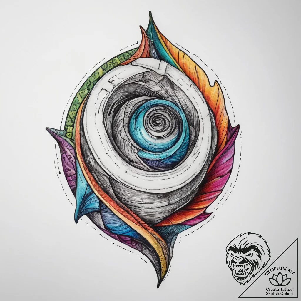 Tattoo sketch whelk, tattoo drawing outline,... - tattoo sketch (№1757629768_0, 11.09.2025 22:29) — tattoovalue.net