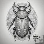 Tattoo sketch powderpost beetle, tattoo sketc… – tattoo sketch (№1757631521_0, 11.09.2025 22:58) — tattoovalue.net