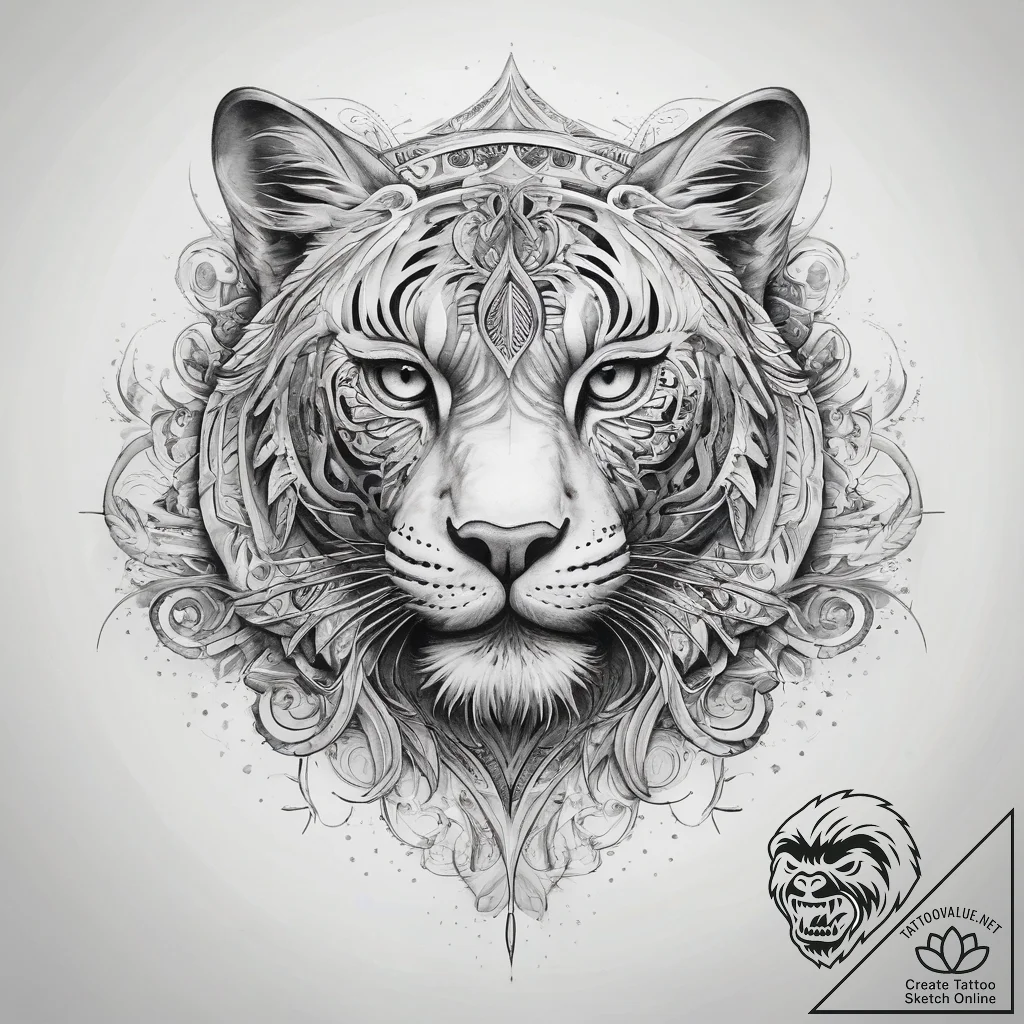 Tattoo sketch silver - tattoo sketch (№1757632886_0, 11.09.2025 23:21) — tattoovalue.net