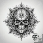 Tattoo sketch nightmare, tattoo line art, ske… – tattoo sketch (№1757633079_0, 11.09.2025 23:24) — tattoovalue.net