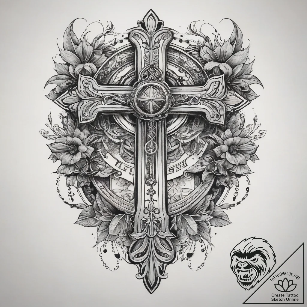 Tattoo sketch lock, tattoo flash sheet design... - tattoo sketch (№1757635030_0, 11.09.2025 23:57) — tattoovalue.net