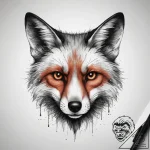 Tattoo sketch puns a fox that says “i’m a fox… – tattoo sketch (№1757635810_0, 12.09.2025 00:10) — tattoovalue.net