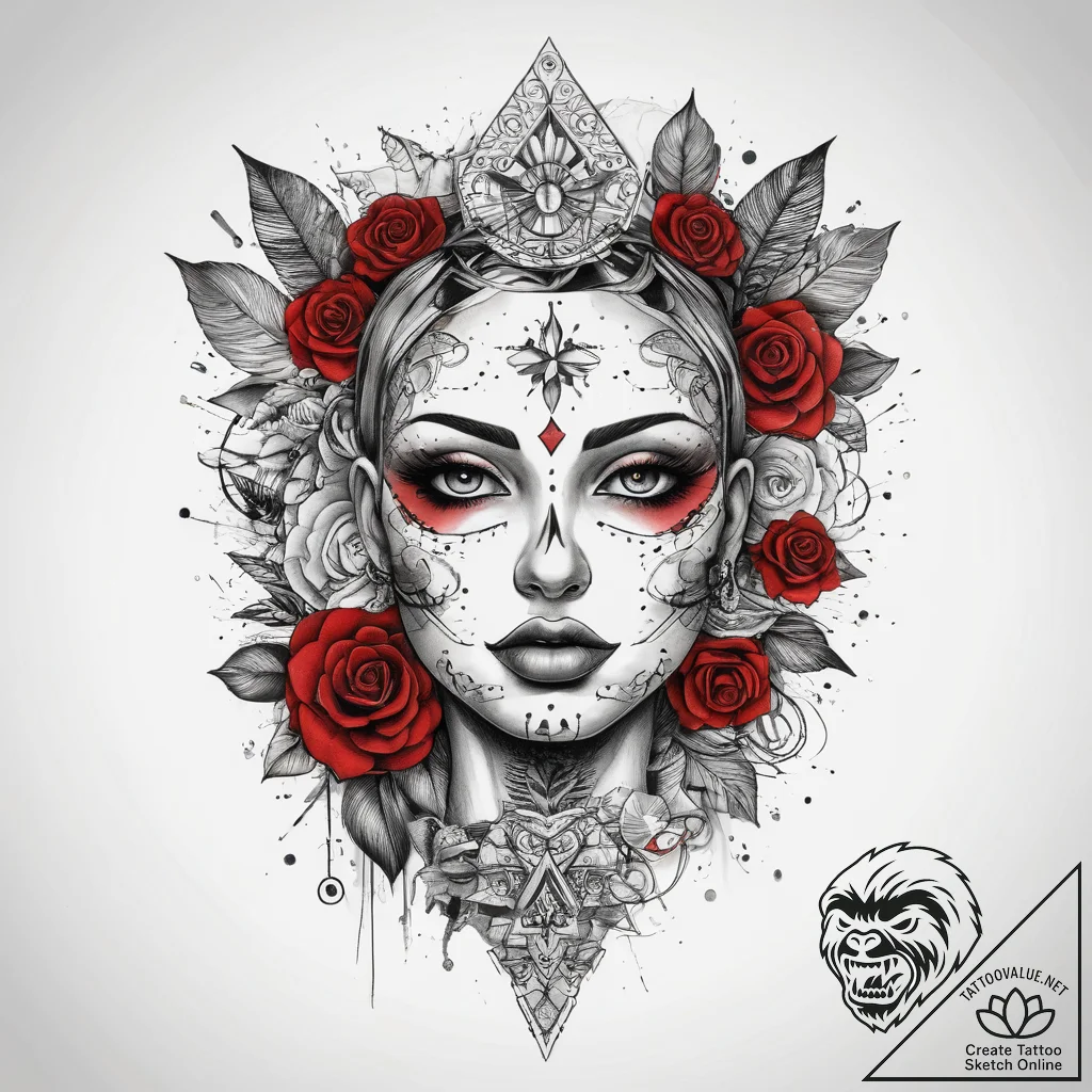 Tattoo sketch dark, concept art for tattoo, o... - tattoo sketch (№1757636200_0, 12.09.2025 00:16) — tattoovalue.net