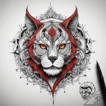 Tattoo sketch elegant tattoo, concept art for… – tattoo sketch (№1757636393_0, 12.09.2025 00:19) — tattoovalue.net