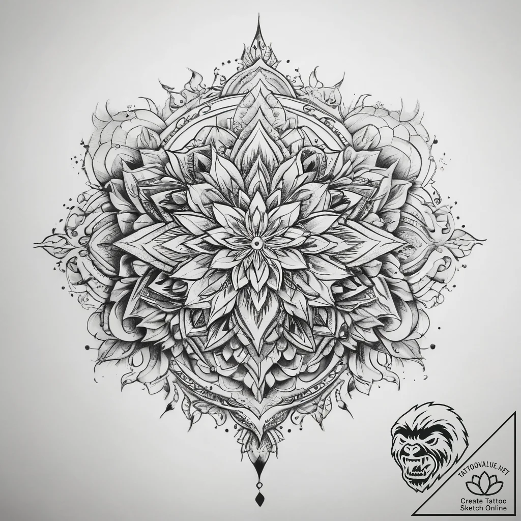 Tattoo sketch delicate tattoo - tattoo sketch (№1757638522_0, 12.09.2025 00:55) — tattoovalue.net