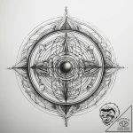Tattoo sketch cosmic sphere, tattoo line art,… – tattoo sketch (№1757641835_0, 12.09.2025 01:50) — tattoovalue.net