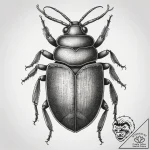 Tattoo sketch bed bug, tattoo drawing outline… – tattoo sketch (№1757643391_0, 12.09.2025 02:16) — tattoovalue.net