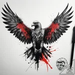 Tattoo sketch vulture, concept art for tattoo… – tattoo sketch (№1757645535_0, 12.09.2025 02:52) — tattoovalue.net