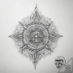 Tattoo sketch cosmic presence, ink illustrati… – tattoo sketch (№1757646707_0, 12.09.2025 03:11) — tattoovalue.net
