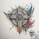 Tattoo sketch rainbow tattoo, ink illustratio… – tattoo sketch (№1757647293_0, 12.09.2025 03:21) — tattoovalue.net