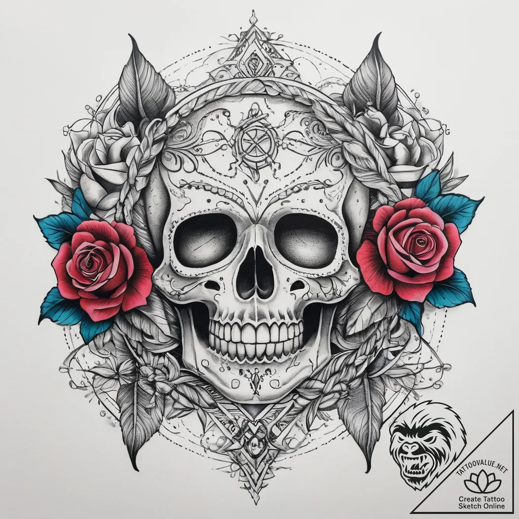 Tattoo sketch braid, tattoo flash sheet desig... - tattoo sketch (№1757648071_0, 12.09.2025 03:34) — tattoovalue.net