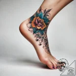 Tattoo sketch foot, artistic tattoo sketch, s… – tattoo sketch (№1757649429_0, 12.09.2025 03:57) — tattoovalue.net
