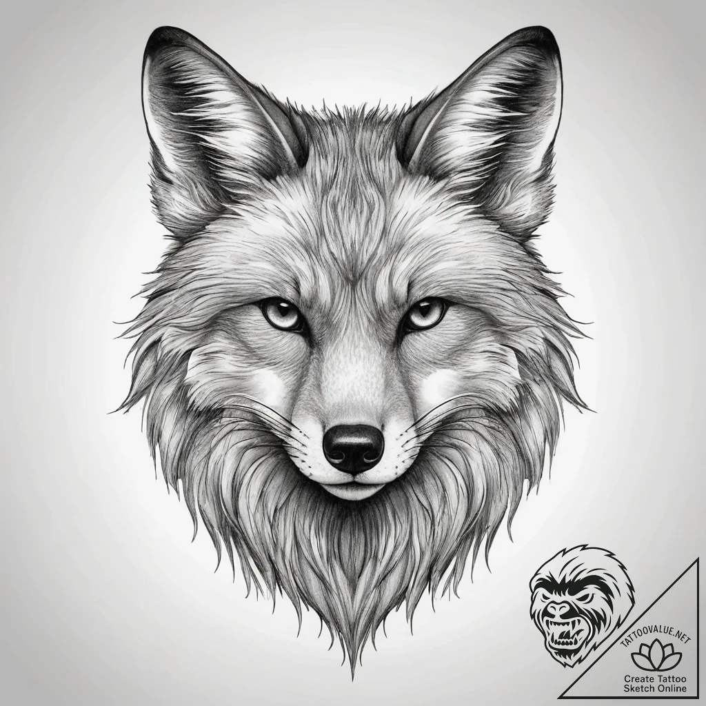 Tattoo sketch fox tail, tattoo line art, blac... - tattoo sketch (№1757652928_0, 12.09.2025 04:55) — tattoovalue.net